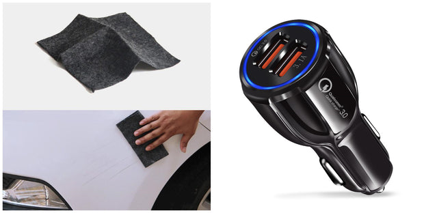 Leather-Style Gravity Car Phone Holder