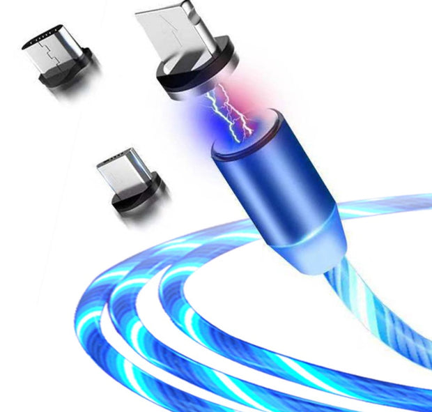 Magnetic Flowing Light Charging Cable