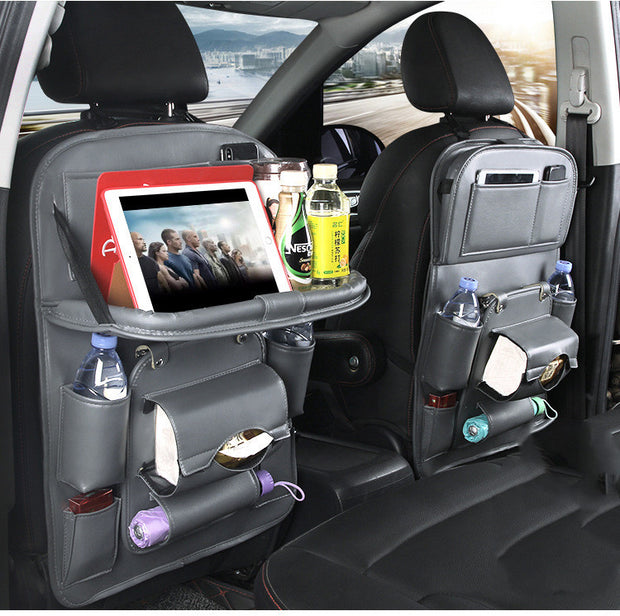 PU Leather Car Seat Organizer