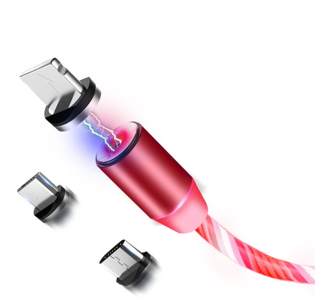 Magnetic Flowing Light Charging Cable