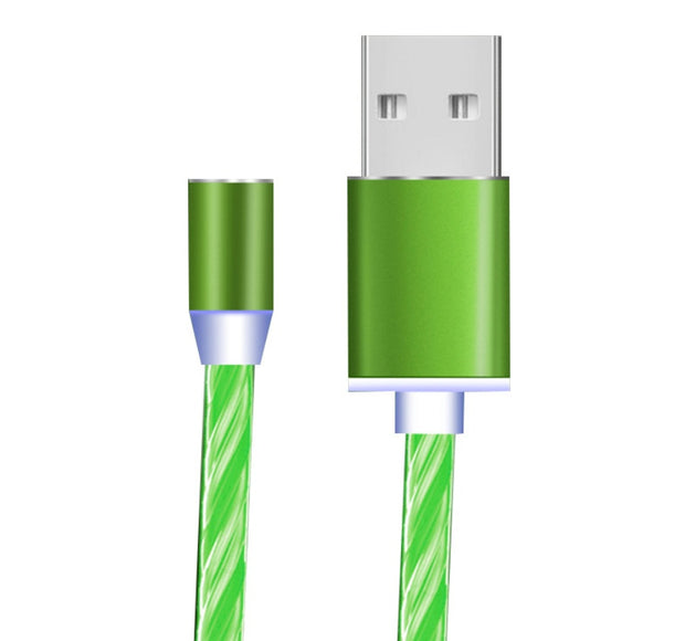 Magnetic Flowing Light Charging Cable