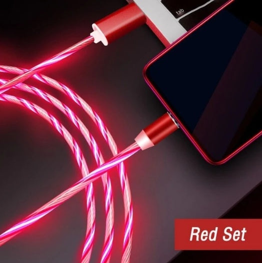 Magnetic Flowing Light Charging Cable