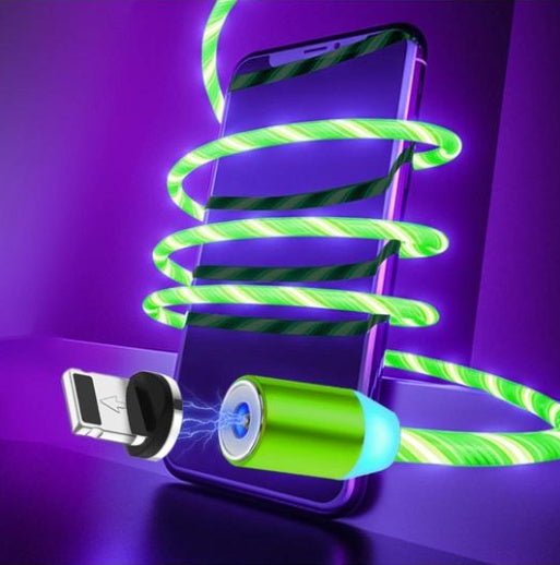 Magnetic Flowing Light Charging Cable