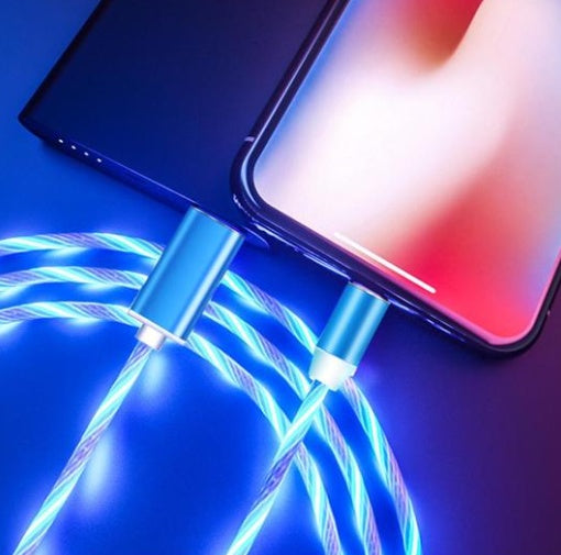 Magnetic Flowing Light Charging Cable
