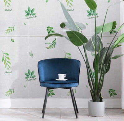 3D Green Leaf Wall Sticker3D Green Leaf Wall Sticker