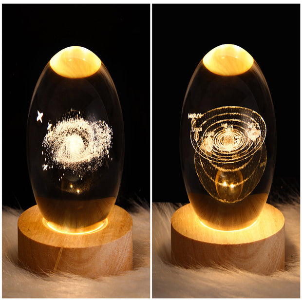 Galaxy Crystal Ball Night Light