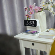 3-in-1 Bedside Lamp with Wireless Charger