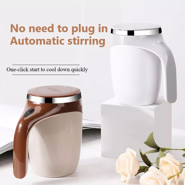 Electric Self-Stirring Coffee Cup